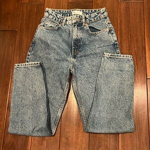 Zara High Waisted Boyfriend Jeans